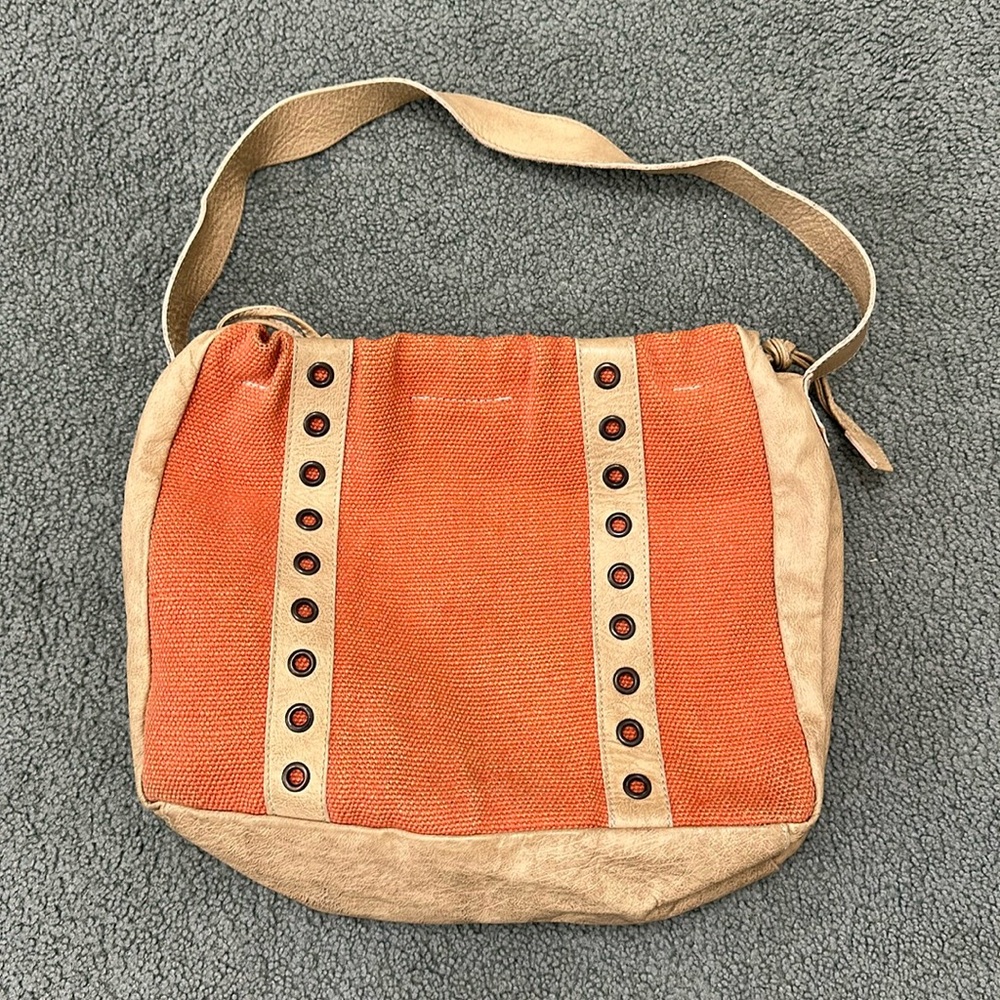 🍊Guia’s made in Italy canvas slouchy large tote